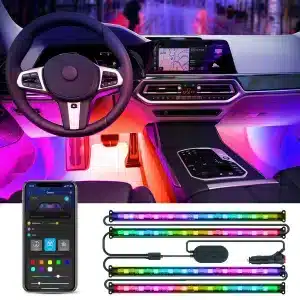 Govee RGBIC Interior Car Lights 10 x 30 cm - H7090 - Smart LED Car Lighting Kit