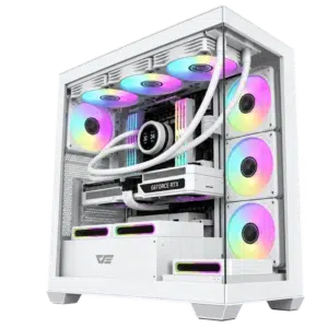 RTX 5070 Ti Gaming PC – Ryzen 7 9800X3D – DarkFlash DS900 White