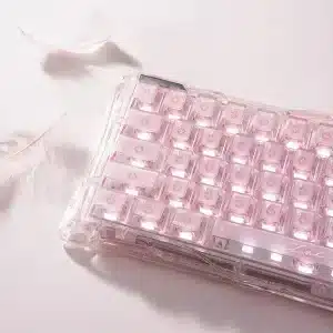 GravaStar Mercury V60 Crystal Rose Magnetic Hall Effect Switch Keyboard