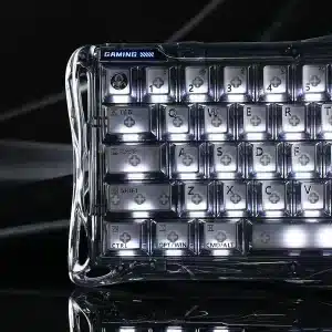 GravaStar Mercury V60 Onyx Crystal UFO Hall Effect Magnetic Switches