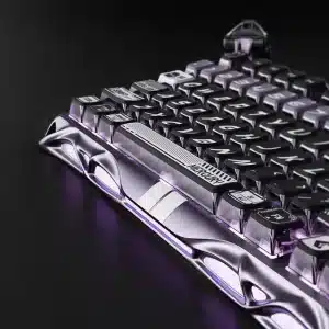 GravaStar Mercury V75 Pro Semi Aluminum Iron Purple Keyboard