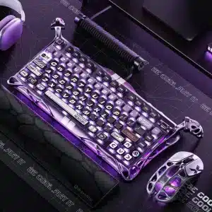 GravaStar Mercury V75 Pro Iron Purple RGB Magnetic Gaming Keyboard