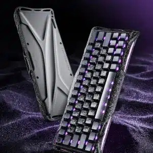 GravaStar Mercury V60 Pro Cyber Frost Black Aluminum Alloy Keyboard