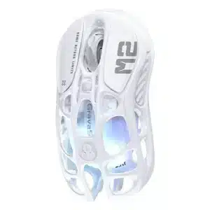 GravaStar Mercury M2 Wireless Gaming Mouse - Opaline White - PAW3395 Sensor - 26000 DPI