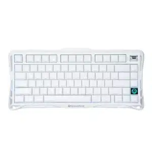 GravaStar Mercury K1 75% Wireless Mechanical Gaming Keyboard Special Edition - White RGB - Tri-Mode Connectivity