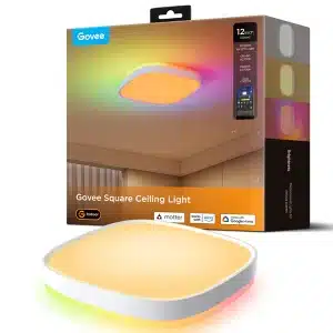 Govee RGBWW + RGBIC Smart Square Ceiling Light - H80A4 - 30cm Smart Wi-Fi Ceiling Lamp