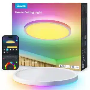 Govee RGBWW + RGBIC Smart Circle Ceiling Light - H80A1 - 30cm Wi-Fi Smart Ceiling Lamp