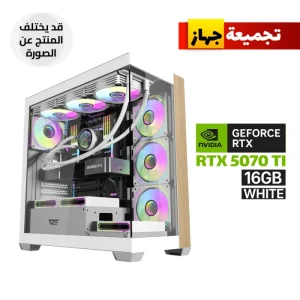 AMD Ryzen 7 9850X3D Gaming PC White - ASUS ROG STRIX B850-A WIFI - 32GB DDR5 6000 - 1TB NVMe SSD - RTX 5070 Ti 16GB White - 850W Gold PSU - 360mm Liquid Cooling - RGB Case - Windows 11 Pro
