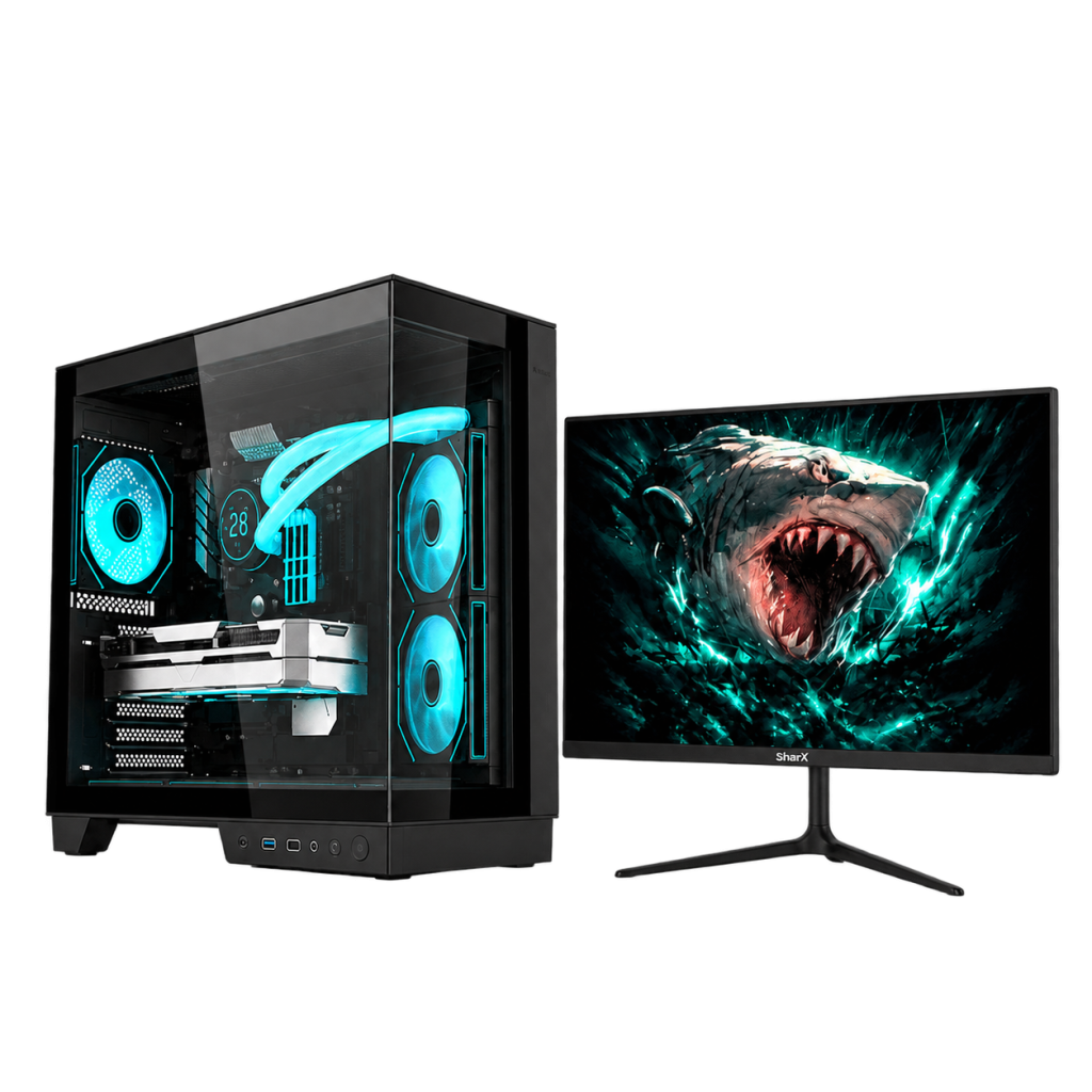 RTX 5060 Gaming PC – i5-12400F – Acer V330 Black + 27" Monitor