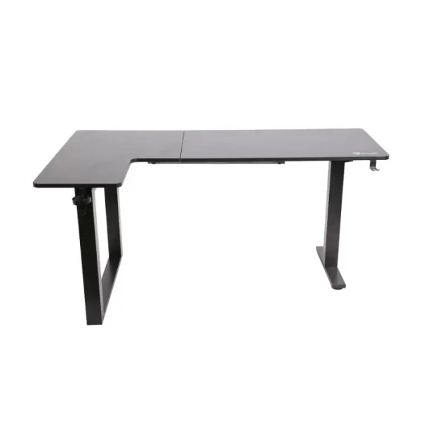 Gamertek Flexi Corner Gaming Desk – Black 160x100cm Carbon Fiber Surface - AX Store Kuwait