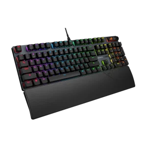 ASUS ROG Strix Scope II X keyboard side view — AX Store Kuwait