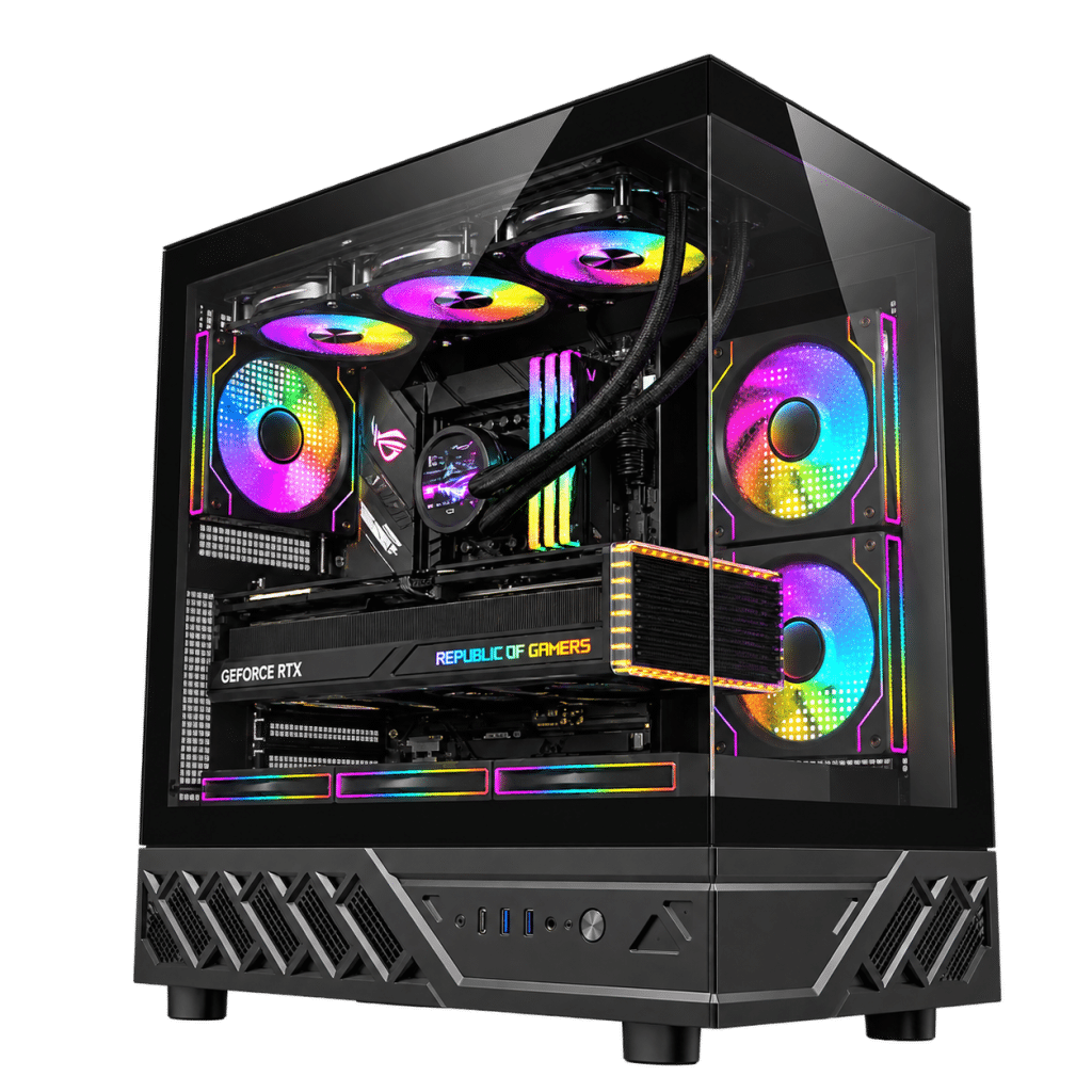 RTX 5070 Ti Gaming PC – Ryzen 7 9700X – DarkFlash DS950 Black