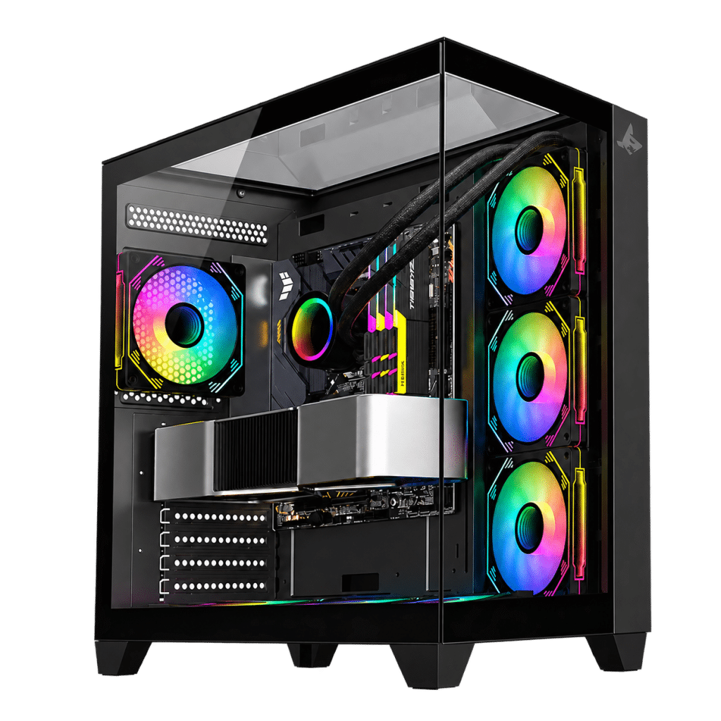 RTX 5070 Ti Gaming PC – Ryzen 7 9800X3D – SharX GX700 Black