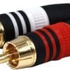 Monoprice Premium 3.5mm Stereo to 2 RCA Cable, 22AWG, Gold Plated, 1.8M - AX Store Kuwait - 3