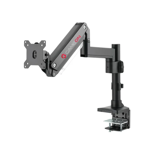 GameOn Elite Pole-Mounted Aluminum Heavy-Duty Gas Spring Single Monitor Arm (17″ – 49″) - AX Store Kuwait - 3