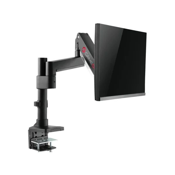 GameOn Elite Pole-Mounted Aluminum Heavy-Duty Gas Spring Single Monitor Arm (17″ – 49″) - AX Store Kuwait - 2