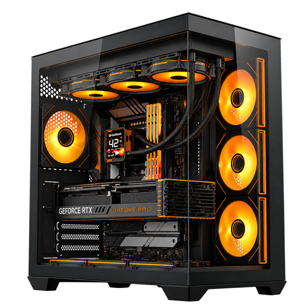 RTX 5080 Gaming PC – i7-14700K – DarkFlash C280 Black