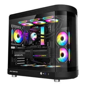 RTX 5070 Ti Gaming PC – Ultra 7 270K Plus – Tortox Vidrio Black