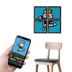 Divoom Pixoo Digital Picture Frame with Pixel Art Display