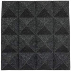 12pcs Pyramid Acoustic Foam Tile for Studio Sound Treatment