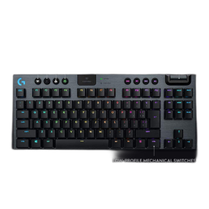Logitech G915 TKL Lightspeed Wireless Keyboard, Black/White