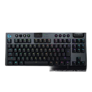 Logitech G915 TKL Lightspeed Wireless Keyboard, Black/White