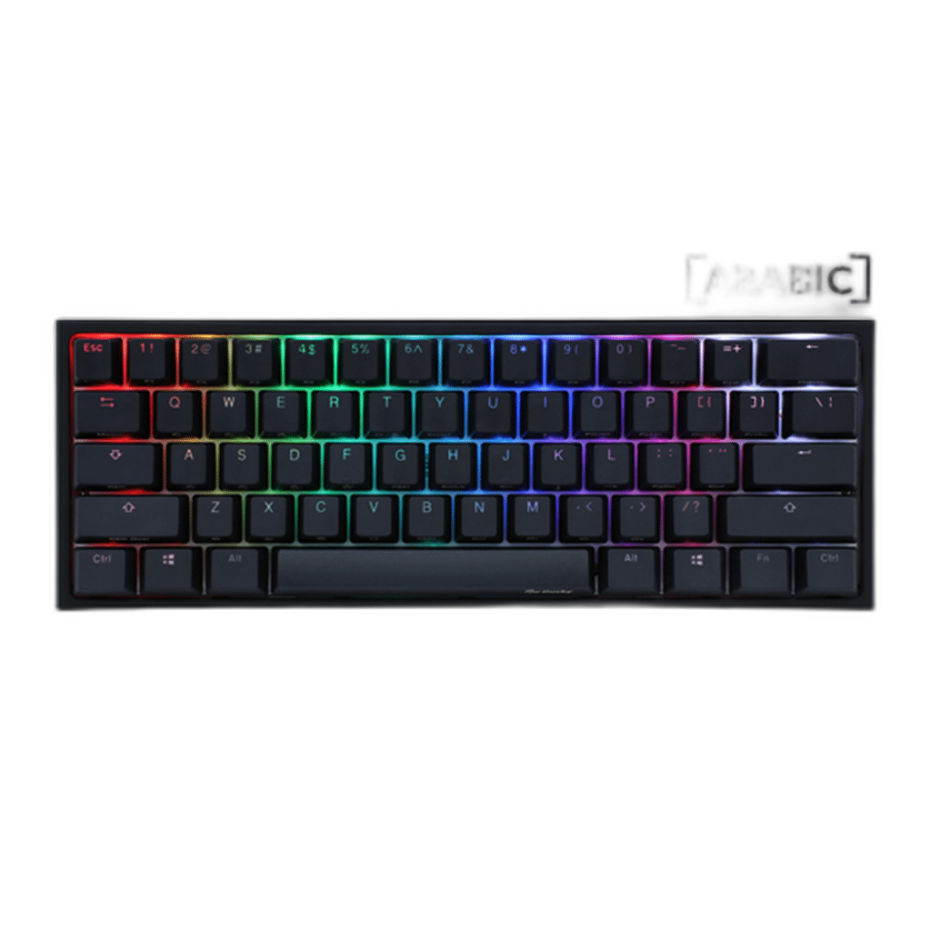 Ducky One 2 Mini Wired 60% Keyboard, Black