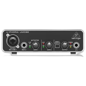 Behringer U-PHORIA UMC22 USB Audio Interface