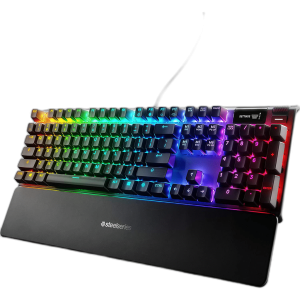 SteelSeries Apex Pro Full Size Mechanical Keyboard, Black