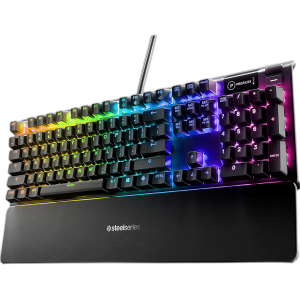 SteelSeries Apex 5 Full Size RGB Mechanical Keyboard, Black