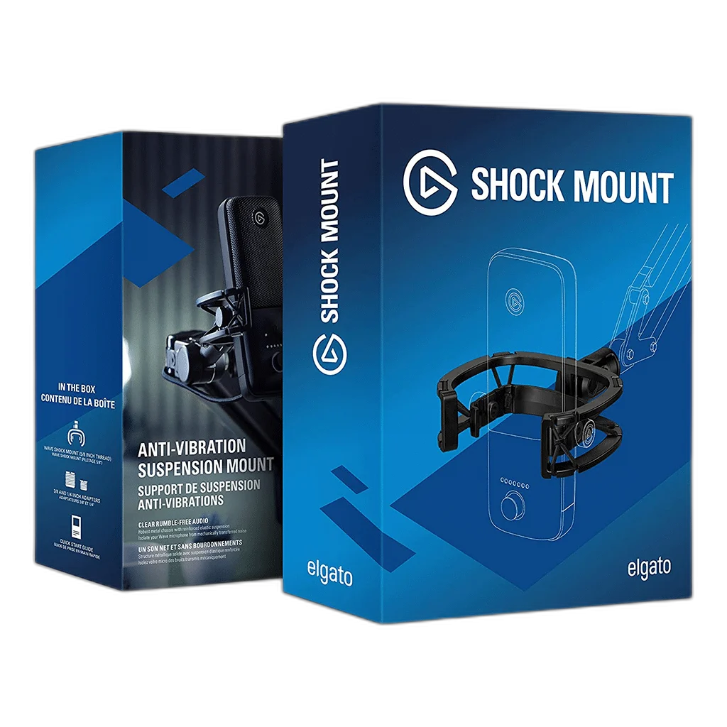 Elgato Wave Shock Mount retail packaging