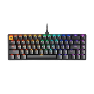 Glorious GMMK2 Compact 65% Gaming Keyboard (Arabic), Black/White