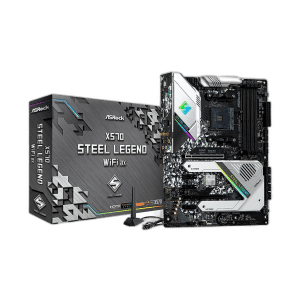 ASRock X570 Steel Legend WiFi AX Motherboard, ATX