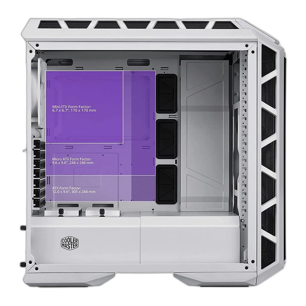 Cooler Master MasterCase H500P Mesh White ARGB — product view