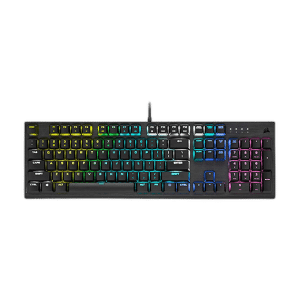 Corsair K60 RGB PRO Low Profile Mechanical Keyboard, Black