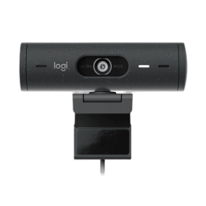 Logitech BRIO 500 Webcam, 1080p, USB-C, Dual Noise-Reducing Mics