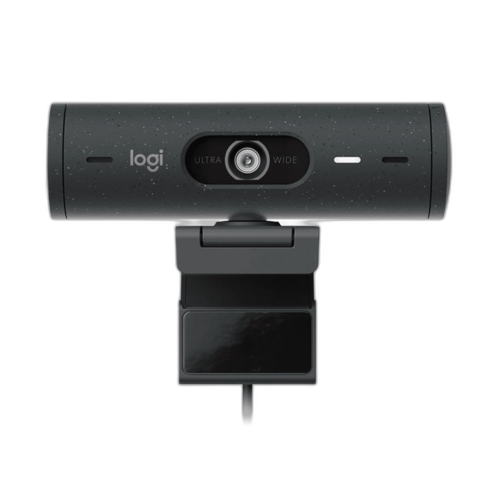 Logitech BRIO 500 Webcam, 1080p, USB-C, Dual Noise-Reducing Mics