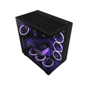 NZXT H9 Flow Mid-Tower Airflow Case, Tempered Glass