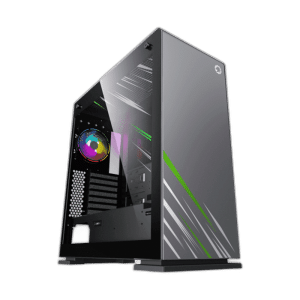 GameMax VEGA Pro E-ATX Full Tower Case with ARGB Fan, Grey