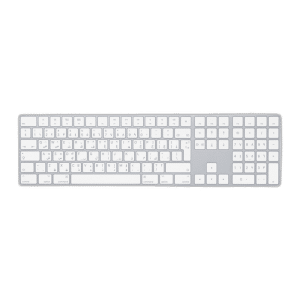 Apple Magic Keyboard Arabic with Numeric Keypad, White