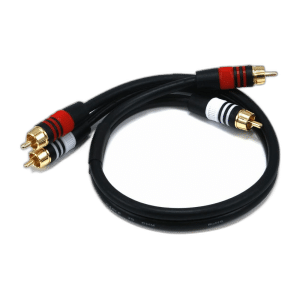 Monoprice 1.5ft Premium 2 RCA to RCA Cable