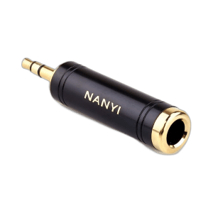 NANYI 6.35mm to 3.5mm Headphone Adapter (2-Pack)