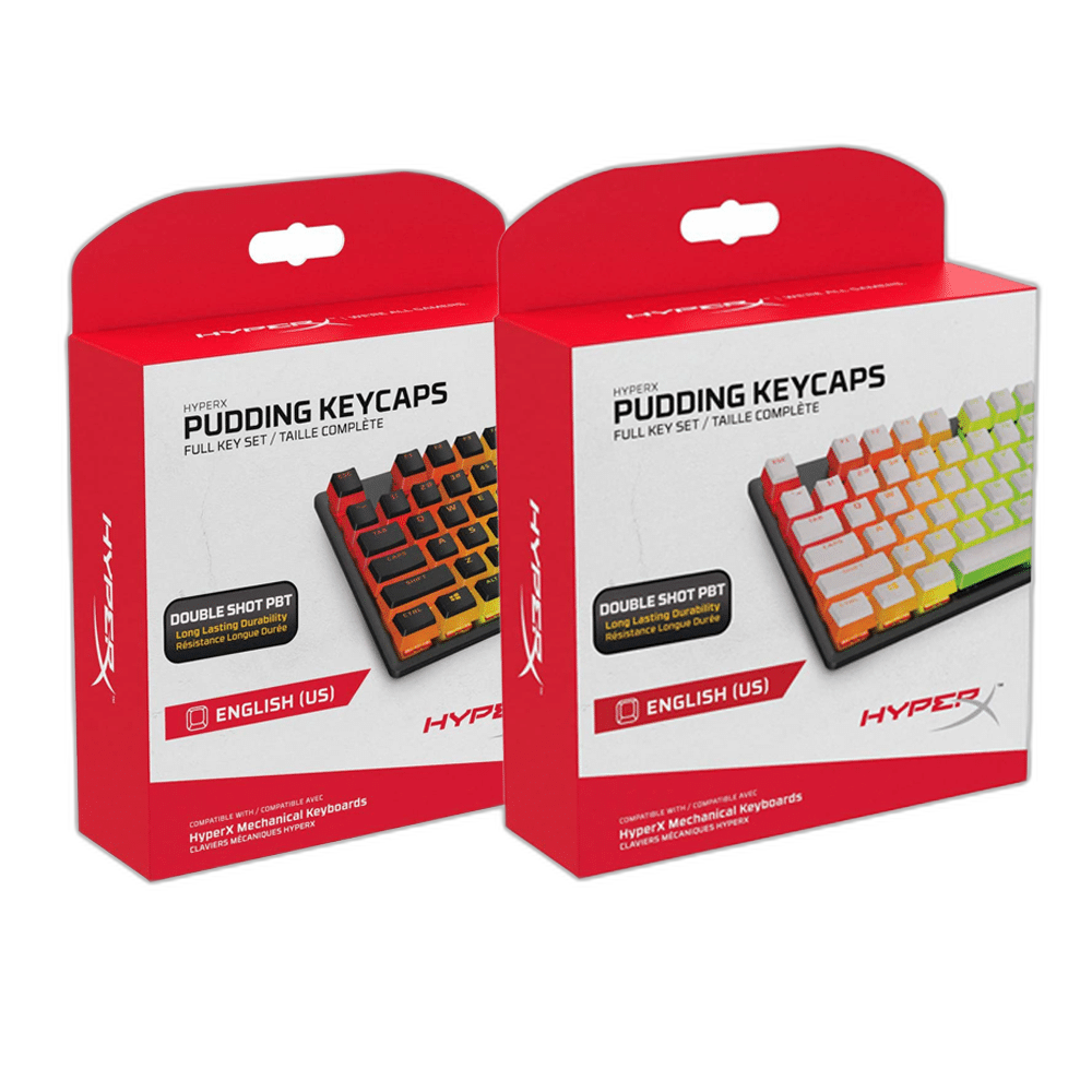 HyperX Pudding Keycaps, Full 104 Key Set