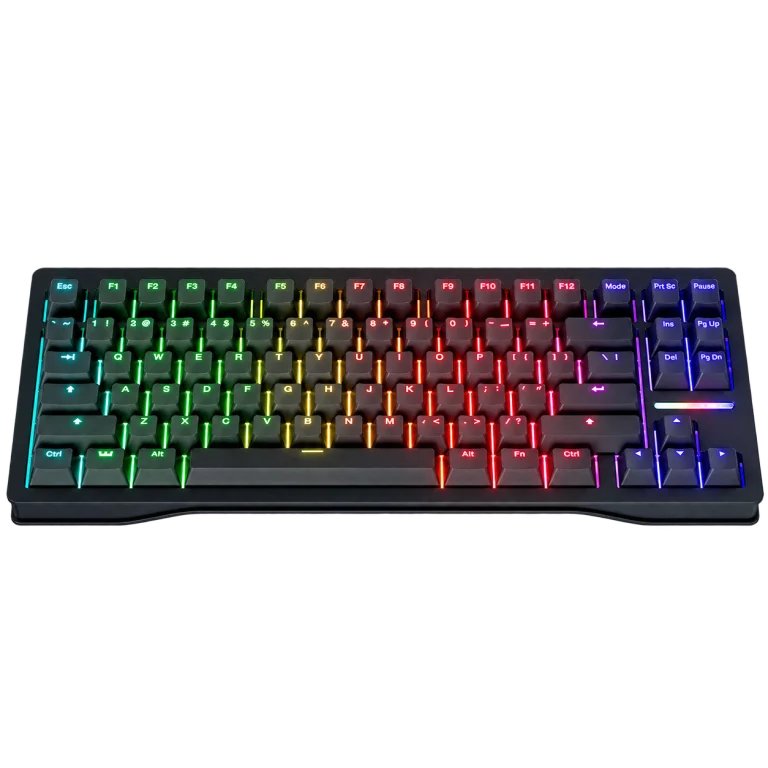 Wooting 80HE Rapid Trigger Gaming Keyboard, PCR Black