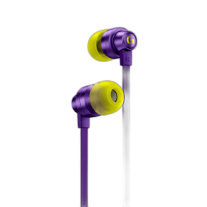 Logitech G333 Wired Gaming Earphones, 3.5MM - Purple