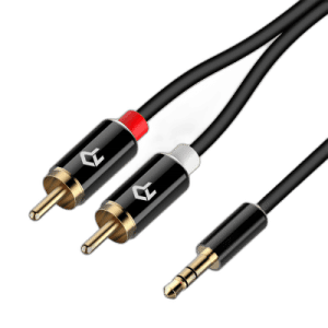 Rankie 3.5mm to 2-Male RCA Adapter Audio Stereo Cable, 2m