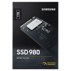 Samsung 980 1TB NVMe M.2 SSD, PCIe 3.0