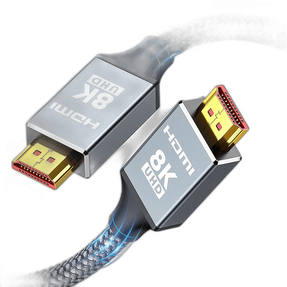Capshi Ultra HD 48Gbps HDMI 2.1 Cable, 8K 2M