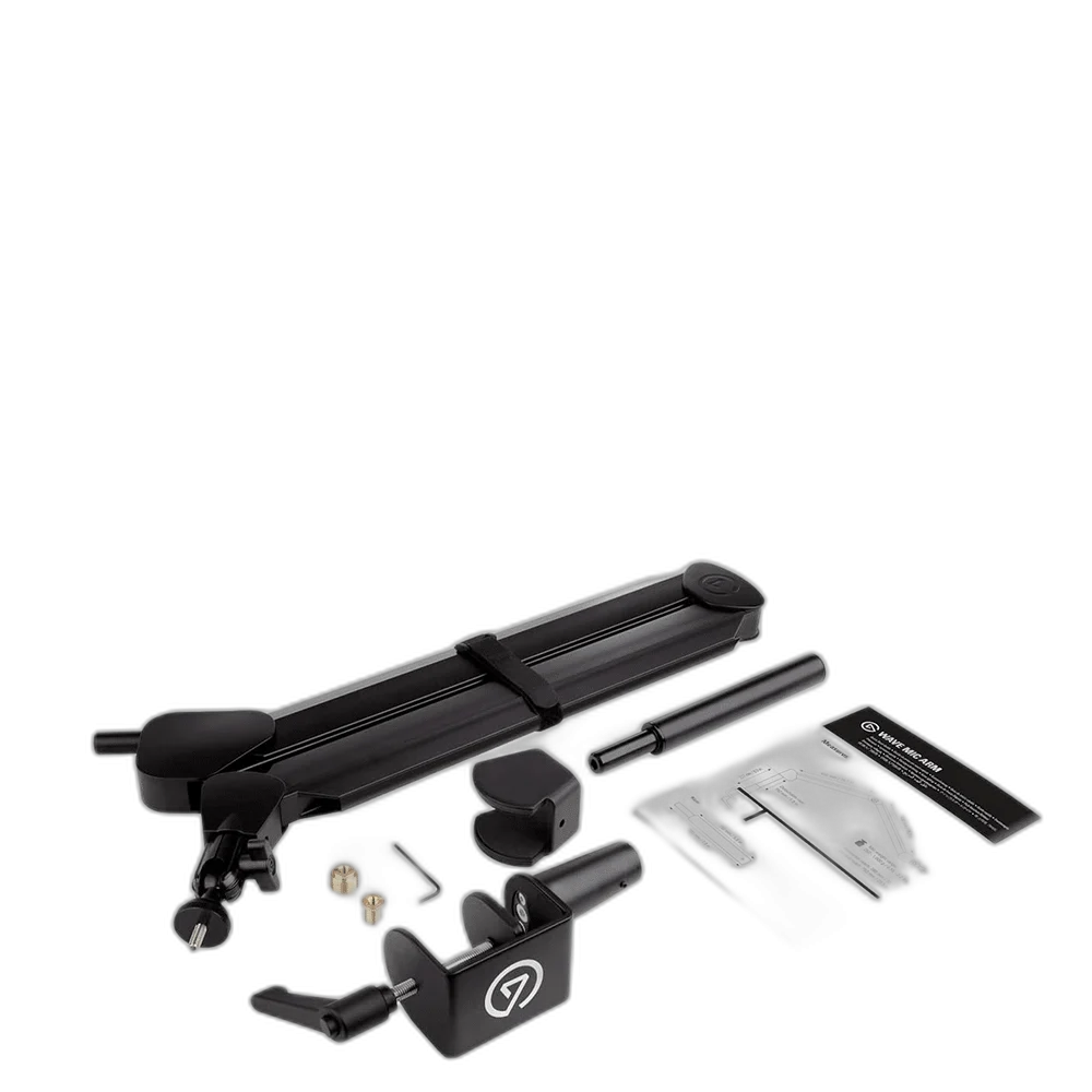 Elgato Wave Mic Arm, Flexible Mounting Solution arm and included accessories