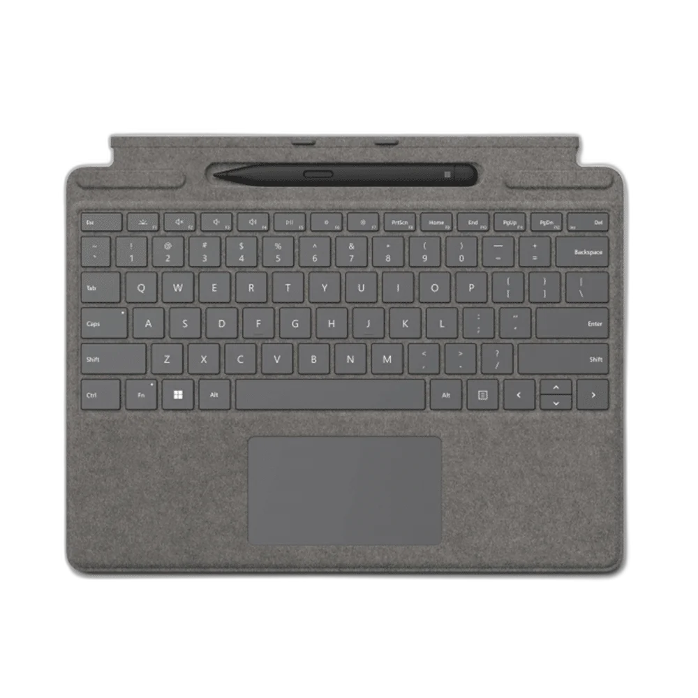 Microsoft Surface Pro Signature Keyboard With Slim Pen 2, Platinum